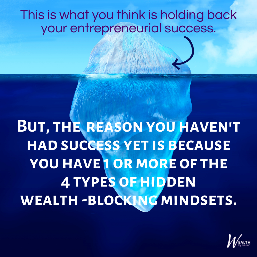 Iceberg wealth blocks image